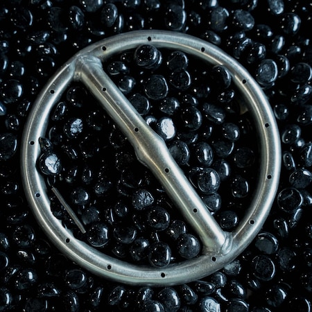 The Outdoor Plus 25lb Black Pebbles 3/4 OPT-PBBLK